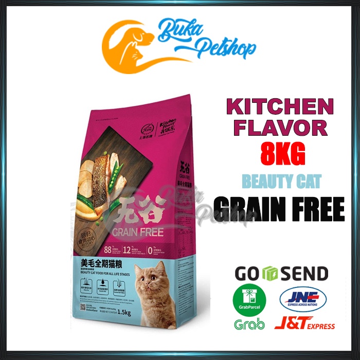 KITCHEN FLAVOR Beauty Cat 8KG Makanan Kucing Kitchen Flavor [ EKPEDISI ]