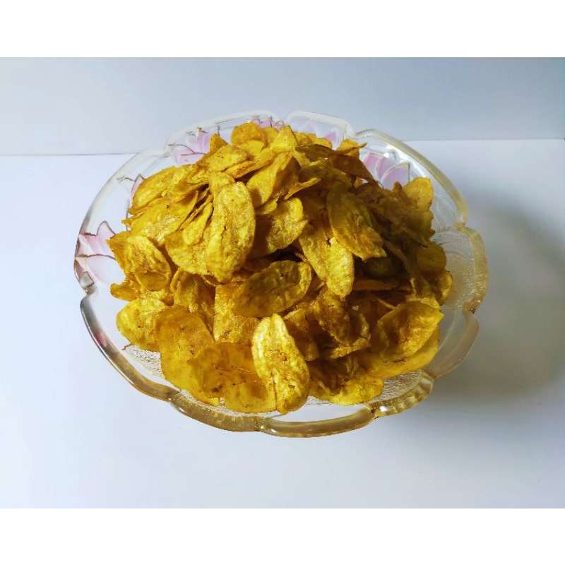 

kripik pisang tebal kriuk 100% pisang asli ukuran 1 kg