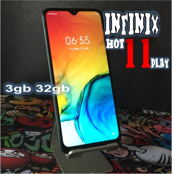 HP BEKAS INFINIX HOT 11 PLAY 32gb RAM 3 BATANGAN