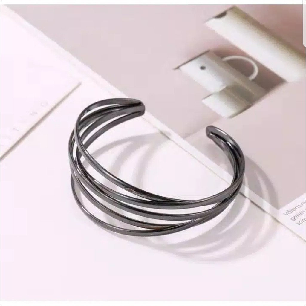 GELANG TANGAN UNIK WANITA MURAH / GELANG TANGAN FASHION KOREA TITANIUM