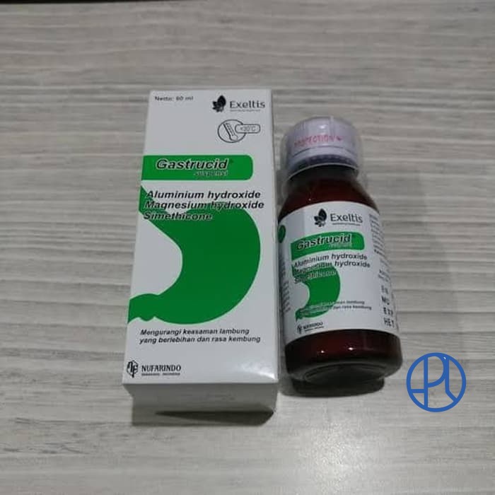 GASTRUCID SUSPENSI 60 ML OBAT SAKIT MAAG GERD LAMBUNG MUAL MAH MAAH