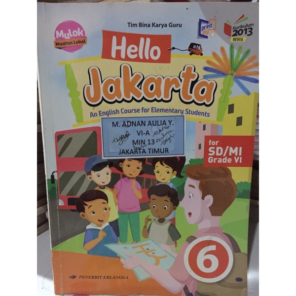 BUKU HELLO JAKARTA KELAS 6 SD
