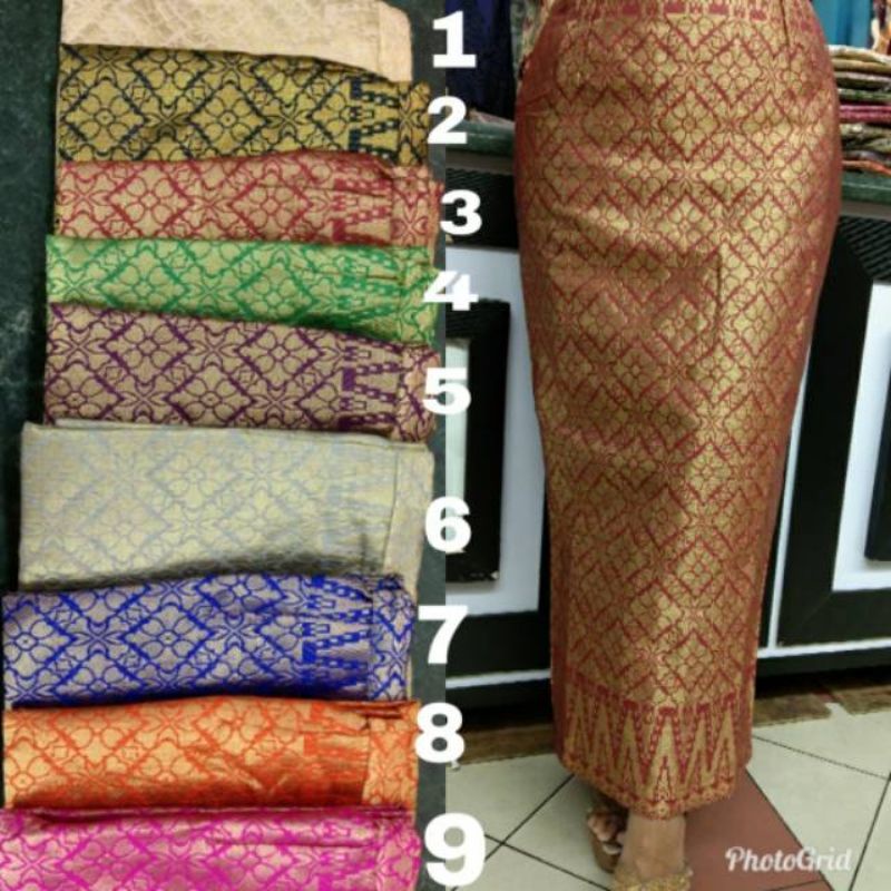 Rok lilit songket//rok adat//rok songket modern