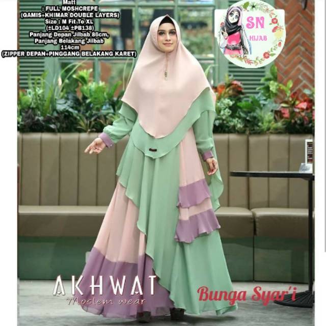 RGC - New Akhwat Moslem Wear // Bunga Syar' i // Gamis Terbaru // Best Seller