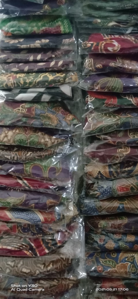 Masker Batik Anak 3 Ply Dan 2 Ply