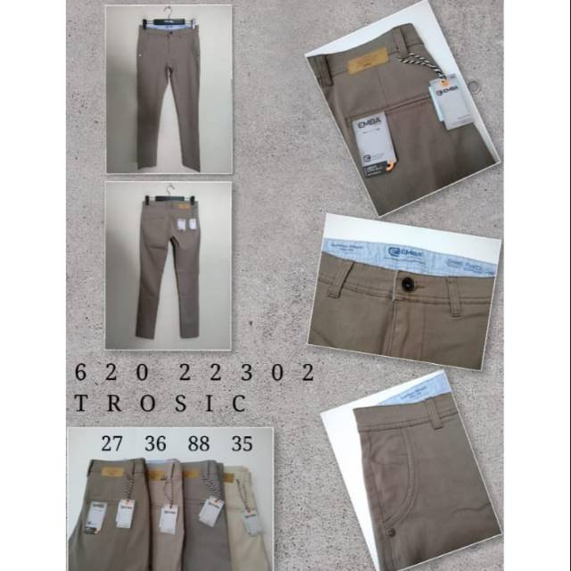 Officer Celana Panjang Chino - EMBA Jeans Original