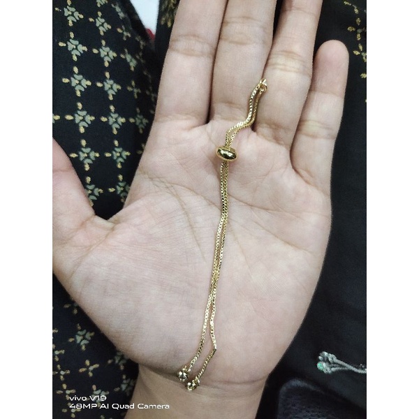 gelang tangan serut italy kaitan