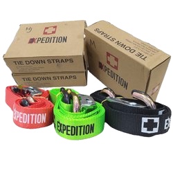 EXPEDITION TALI TIE DOWN PENGIKAT BARANG HITAM MERAH