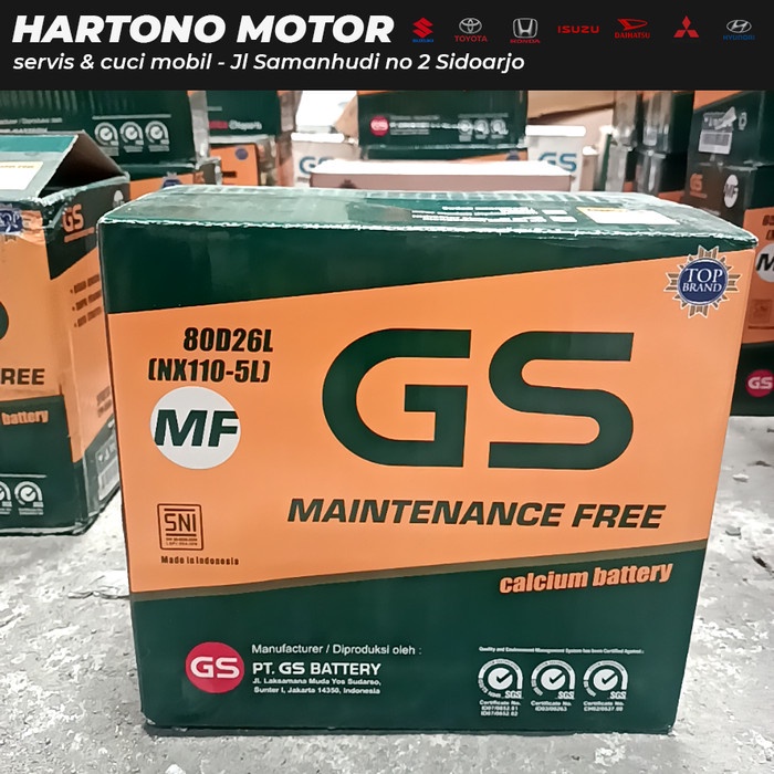 GS MF AKI ACCU GSMF TOYOTA INNOVA DIESEL