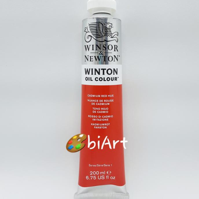 

TERLARIS CAT MINYAK WINTON OIL COLOUR 200 ML CADMIUM RED HUE WINSOR & NEWTON PERALATAN MELUKIS ART