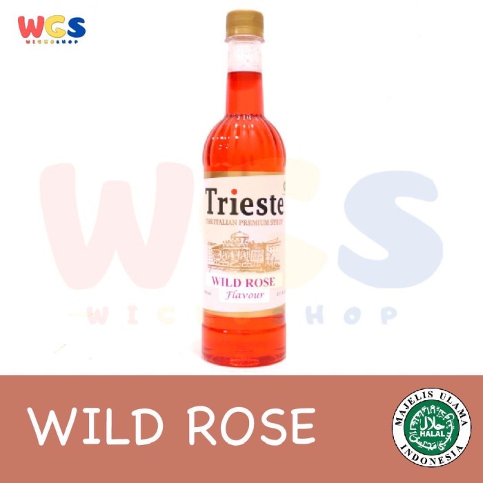 

Trieste Sirup Wild Rose - Sirup Rasa Wild Rose - 650 ml