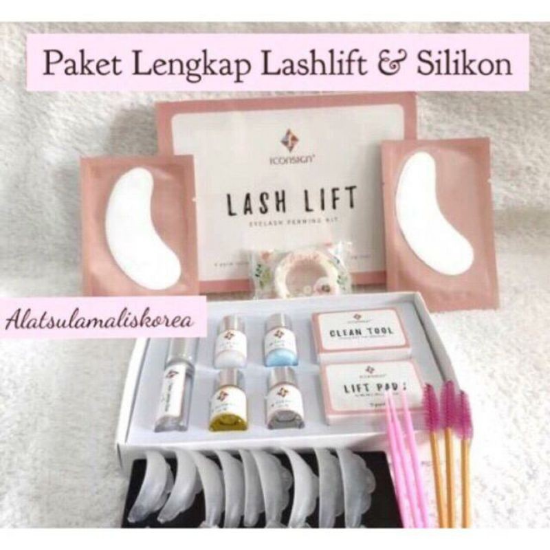 Paket Lash lift free silikon Keriting bulumata 100% ORIGINAL