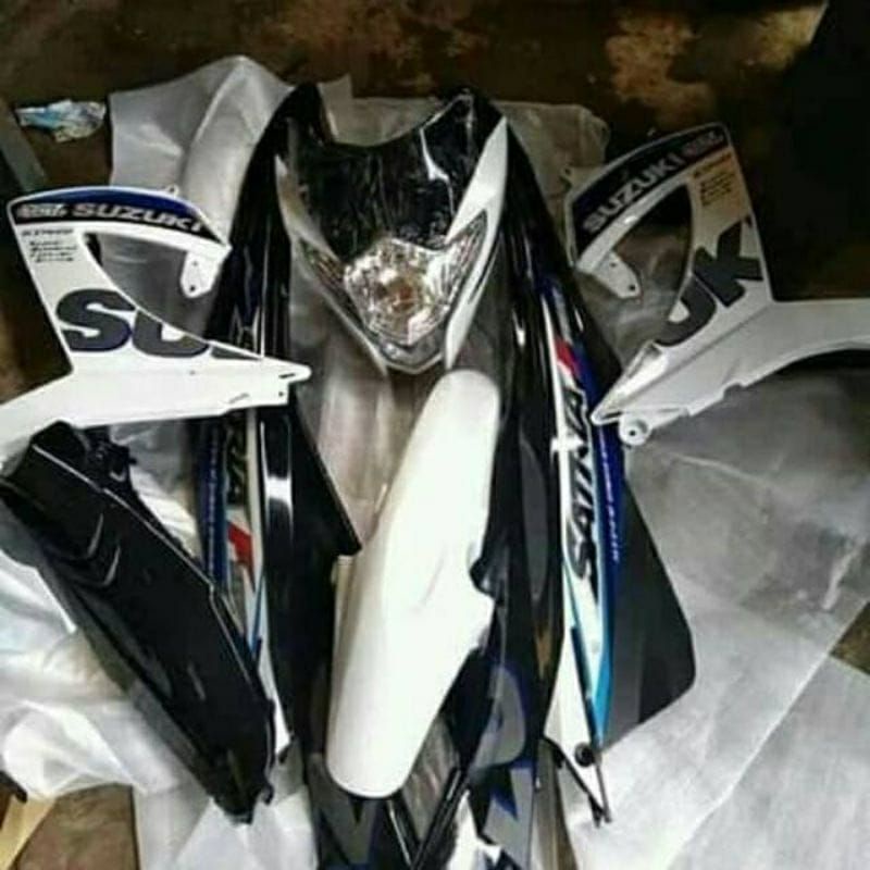 full set body halus plus reflektor satria fu facelift