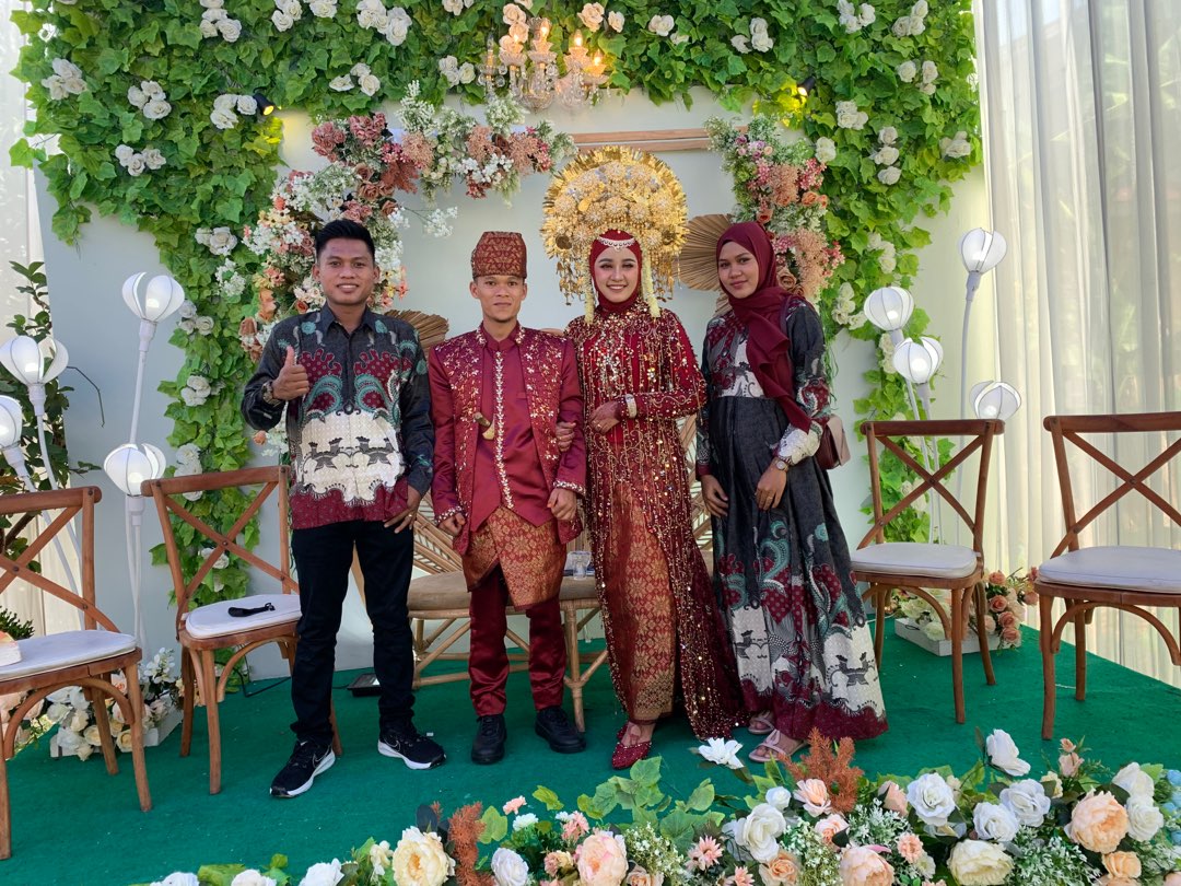 Couple (sarimbit) Gamis Premium Semi Sutera Mano Dan Kemeja Pakai Furing Murah Ori Batik Solo