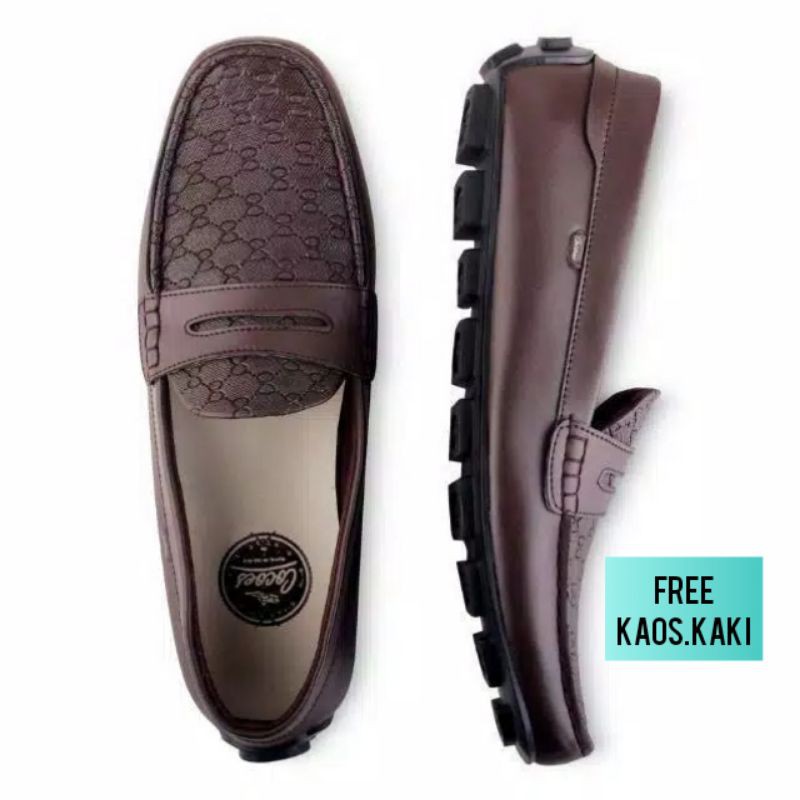 Sepatu slip on pria santai sepatu cocoes decano