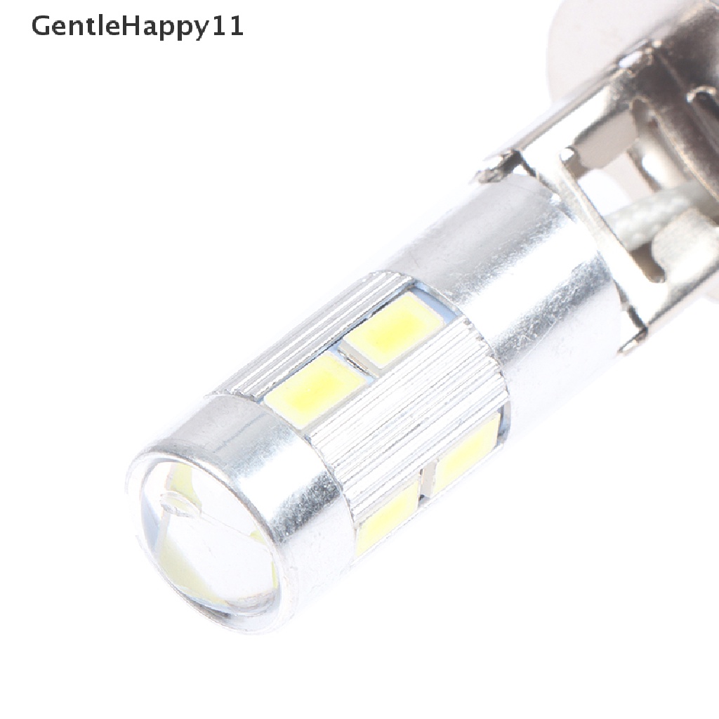 Gentlehappy 2Pcs Lampu Kabut Depan Mobil LED H1 H3 12V 5630 6000K DC