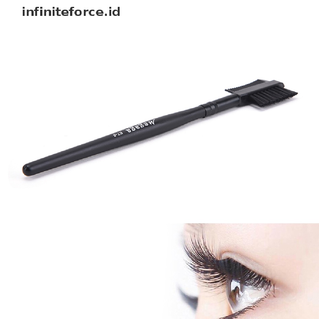 (Infiniteforce.Id) 2 In 1 Brush Alis / Bulu Mata Untuk Makeup / Kosmetik Wanita