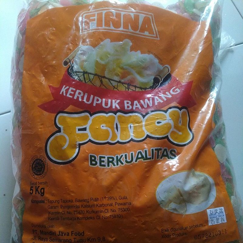 

finna kerupuk bawang fancy berkualitas 250 gr semarang