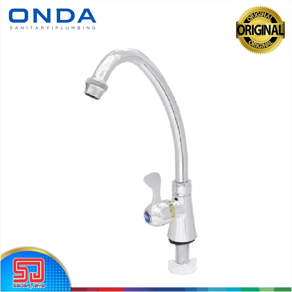 ONDA V 629 TLG Kitchen Sink Tap Kran Dapur Wastafel Keran Angsa Tanam Cuci Piring 1/2&quot;