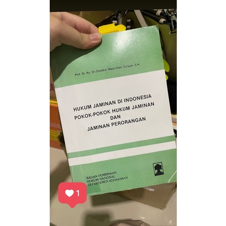 PRELOVED Hukum Jaminan di Indonesia - Sri Soedewi