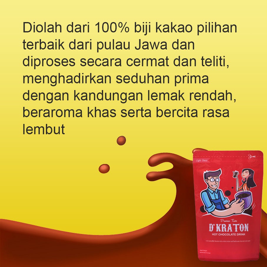 

MINUMAN COKLAT KEMASAN | PREMIUM CHOCO DRINK | DE -KRATON