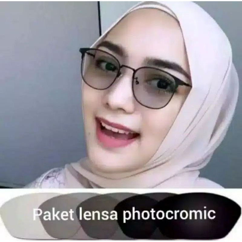 KACAMATA PHOTOCROMIC | kacamata pria/wanita | paket frame + lensa photocromik