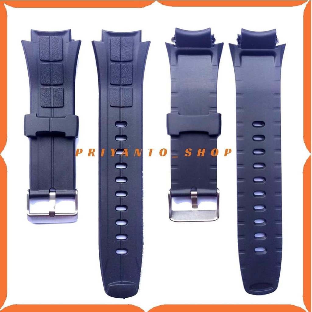 Tali Jam Tangan qq Q&amp;Q M-075 QnQ M 075 QQ M 075 Hitam