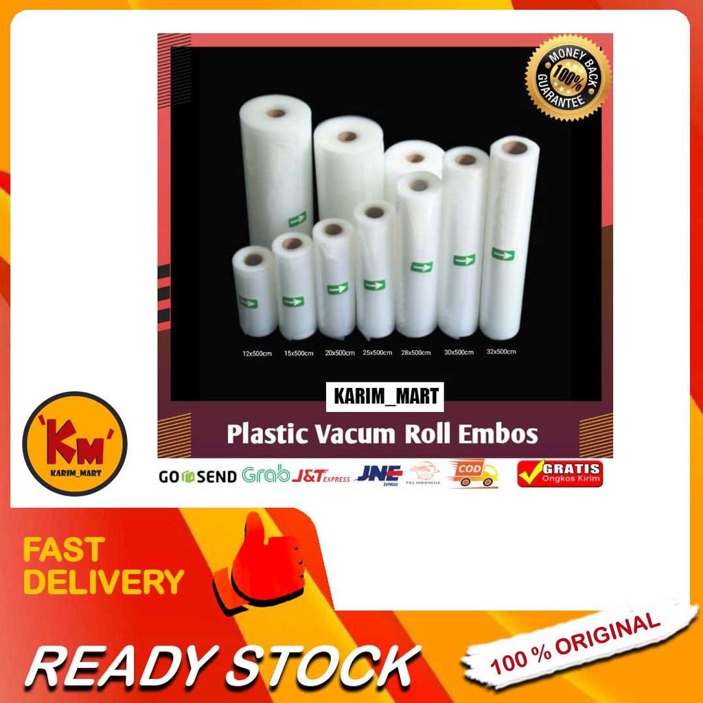 PLASTIK VACUUM SEALER EMBOS Vacuum Sealer Bag Plastic Freshpackpro Plastik Vacuum Roll Emboss