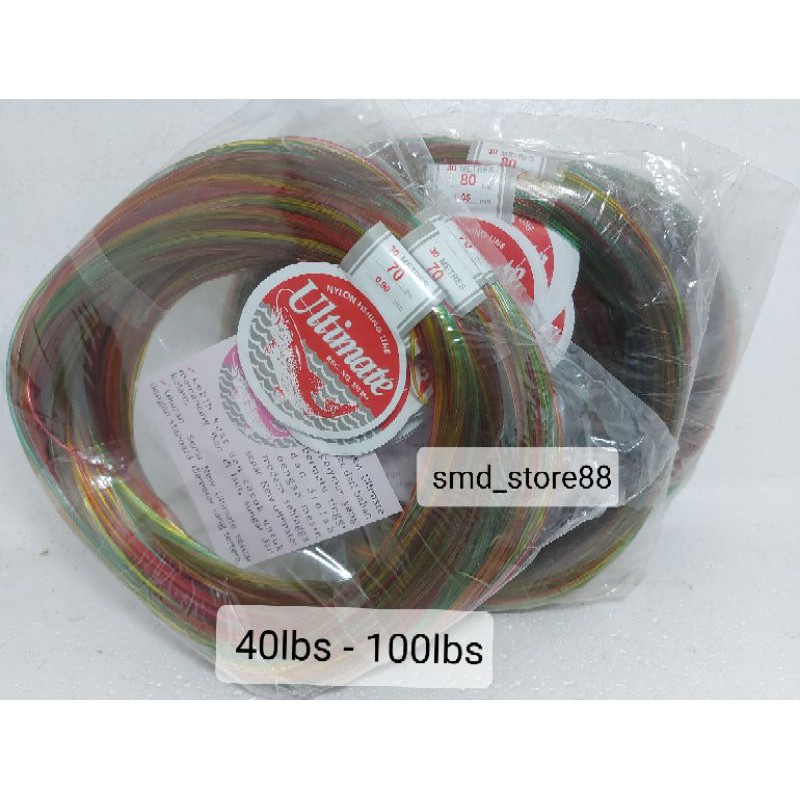 senar benang pancing 40lbs - 100lbs ultimate mambo