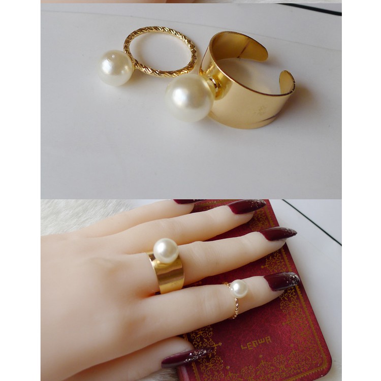 Cincin Fashion Ring 9730 Gold 2in1