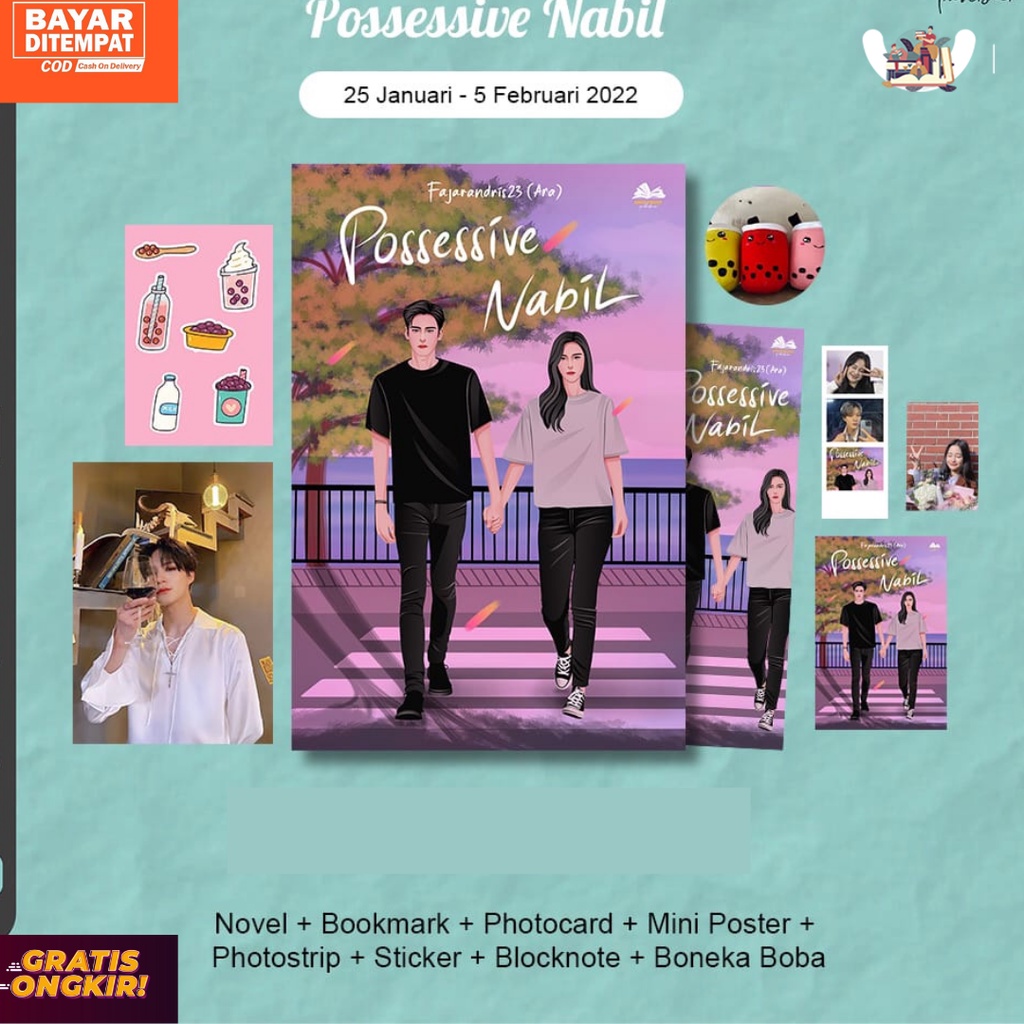 Preorder Novel My Possessive Nabil karya Fajarandris23-PAKET 2