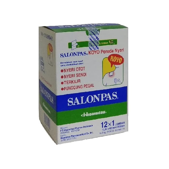 SALONPAS KOYO ISI 10 SACHET @12 KOYO