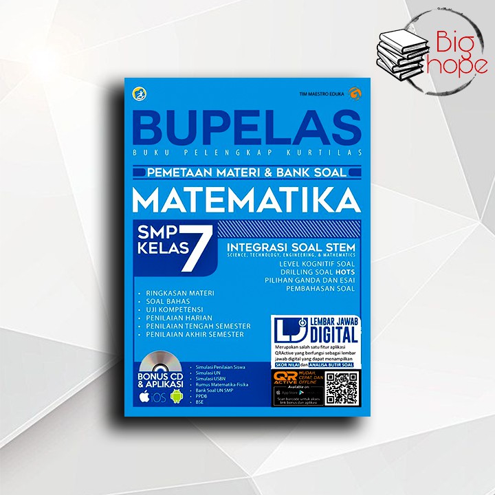 Buku Pelajaran Smp - Bupelas Pemetaan Materi & Bank Soal Matematika Smp Kelas 7