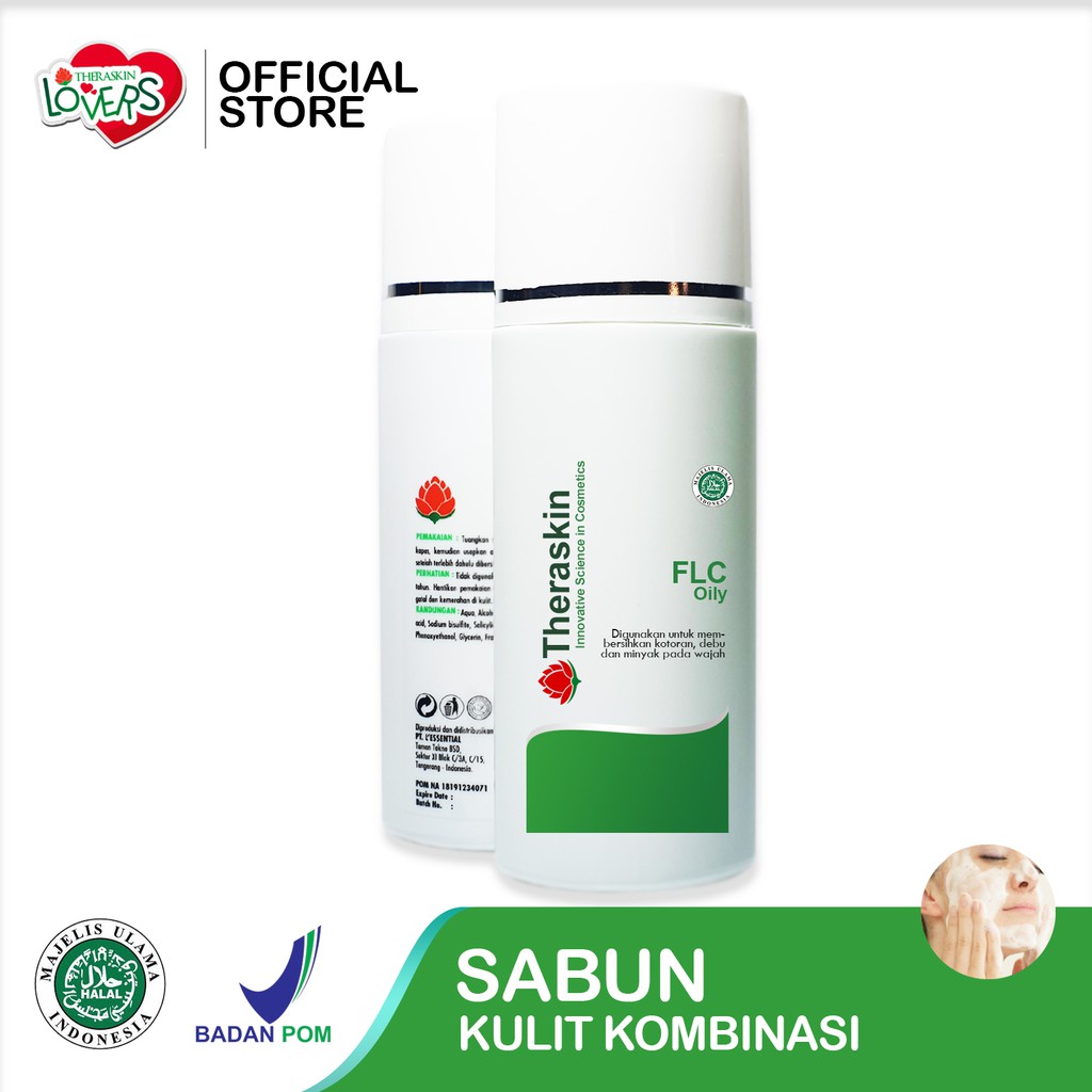 Jual Theraskin Flc Oily Sabun Muka Untuk Kulit Normal Cenderung