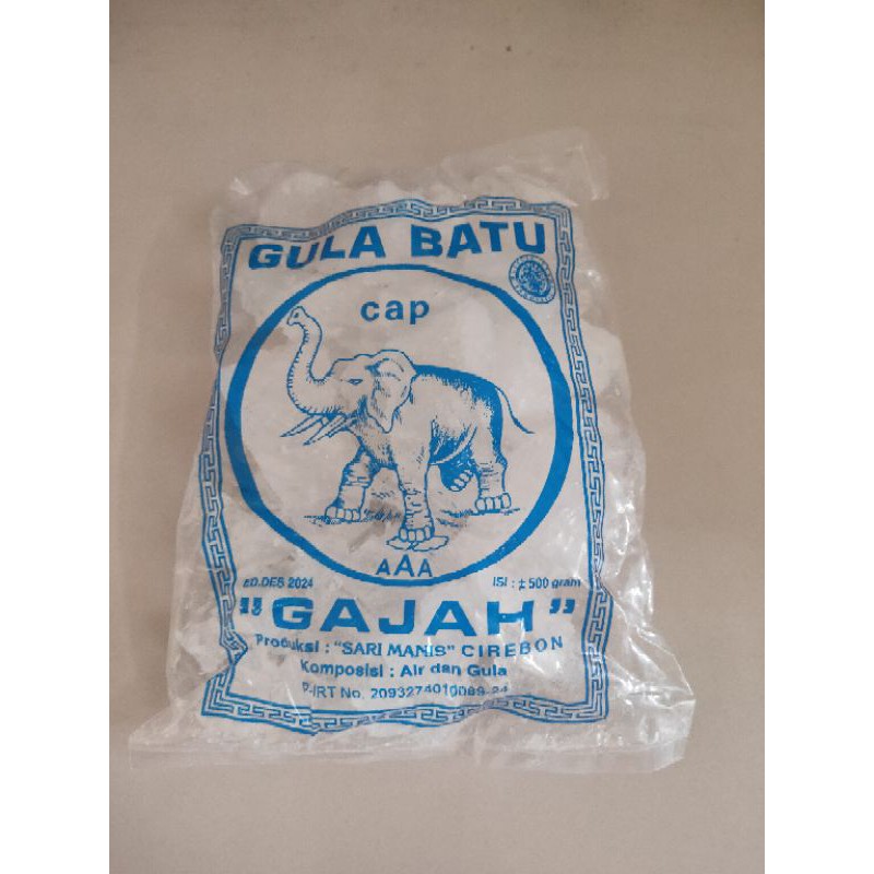 

gula batu gajah 500 gram