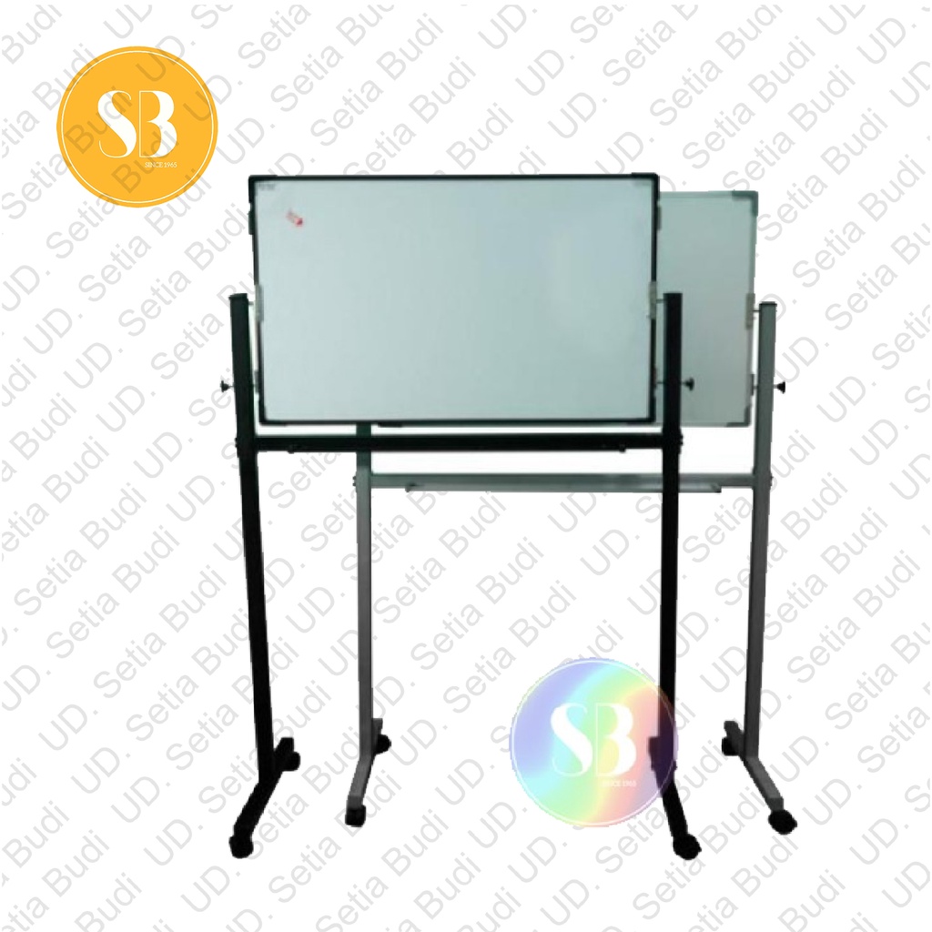 Papan Tulis Whiteboard Vtech Double Face Magnetic + Standard 120x240CM