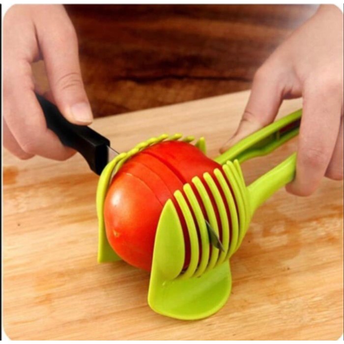 AN Alat Bantu Jepit Potong Buah Sayur Food Slicer