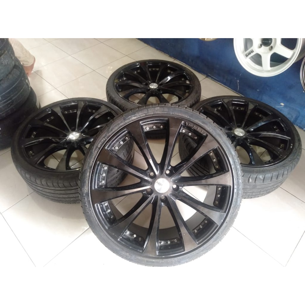 VELG MOBIL SEKEN BEKAS COPOTAN MOBIL MONAKO RING 20 PCD 5X114,3 + BAN ACCELERA PHI 245 35 R20