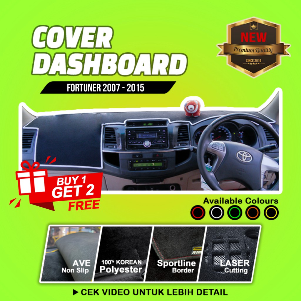 Aksesoris Dashboard Mobil Toyota Fortuner 2007-2015