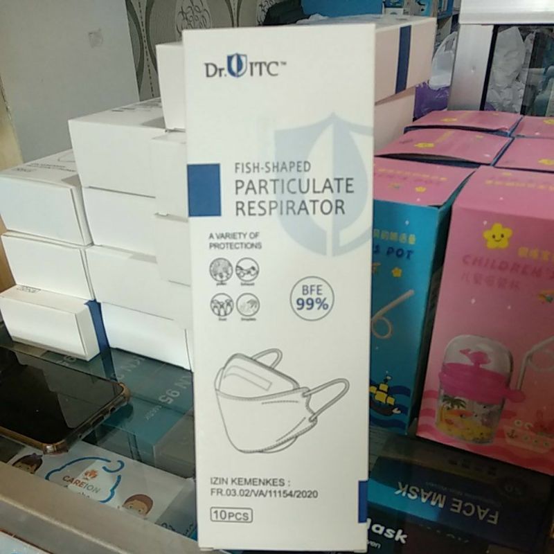 Elsa Grosir Masker KF94 Warna Campur Dr. ITC Izin Kemenkes 10pcs