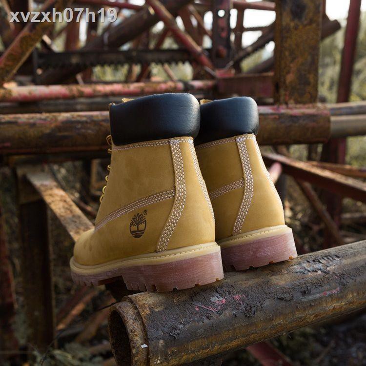 Timberland Martin boots wanita sepatu luar tahan air klasik 10061 tendangan tidak buruk aus tinggi a