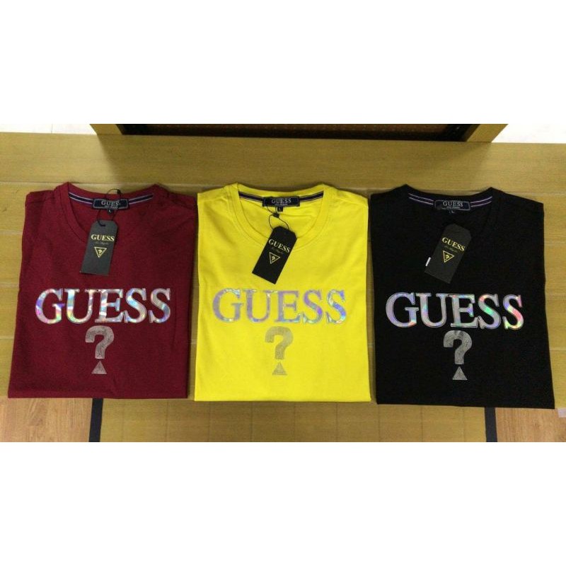 

TSHIRT GUESSS X YELLPW X BLACK X RED X NEW X