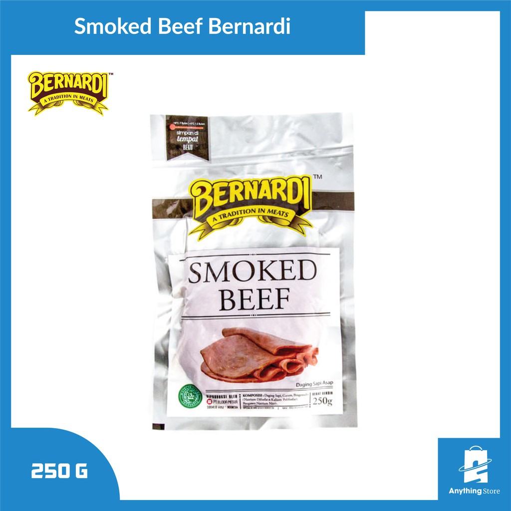

Smoked Beef Bernardi | Daging Asap Bulat 250 gr