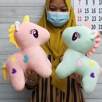 Boneka Soft Unicorn 34cm/13''/boneka unicorn/kado ultah/Boneka Kuda pOny