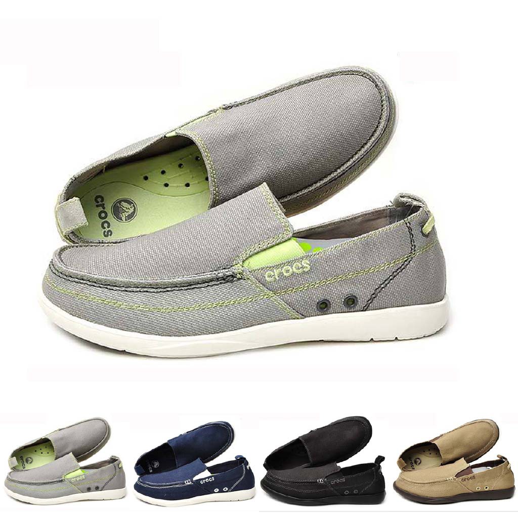  Sepatu  Pria  Crocs  Walu Men Sepatu  Kantor Casual Cowok 