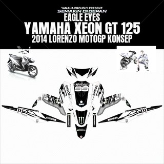 zumimylittlejourney Stiker  Xeon Gt 125