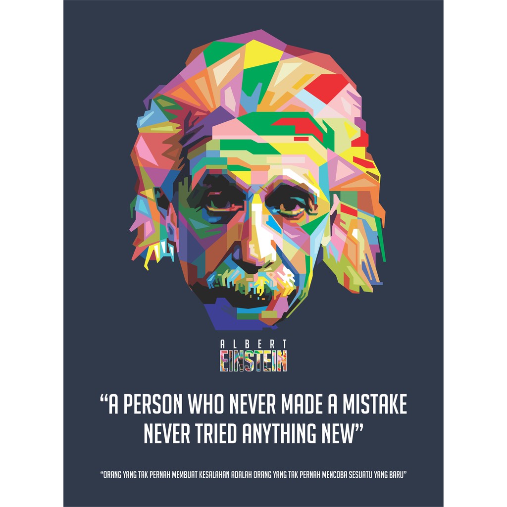 Poster Art Albert Einstein
