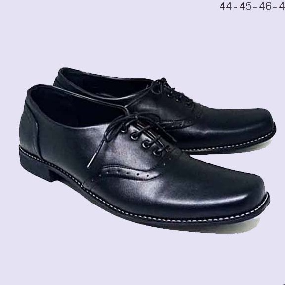 PANTOFEL KULIT DARK BROWN - sepatu formal pria big size ukuran jumbo besar 43 44 45 46 47 48