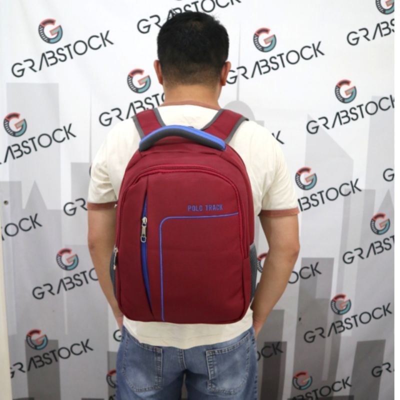 Tracker Ransel Polo Track  Laptop 12inch Plus Raincover 2814 Grabstock