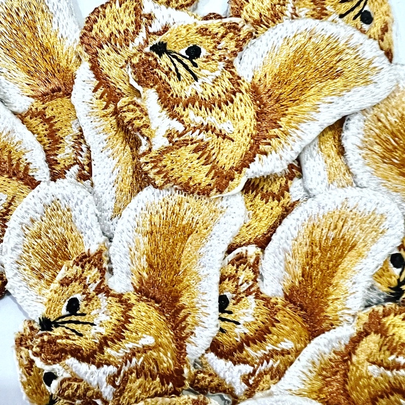 Patch Bordir Squirrel / Tupai